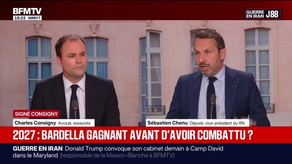 Présidentielle 2027: "Face à n'importe quel candidat, rien n'est fait, les Français  sont à convaincre", déclare Sébastien Chenu (RN)