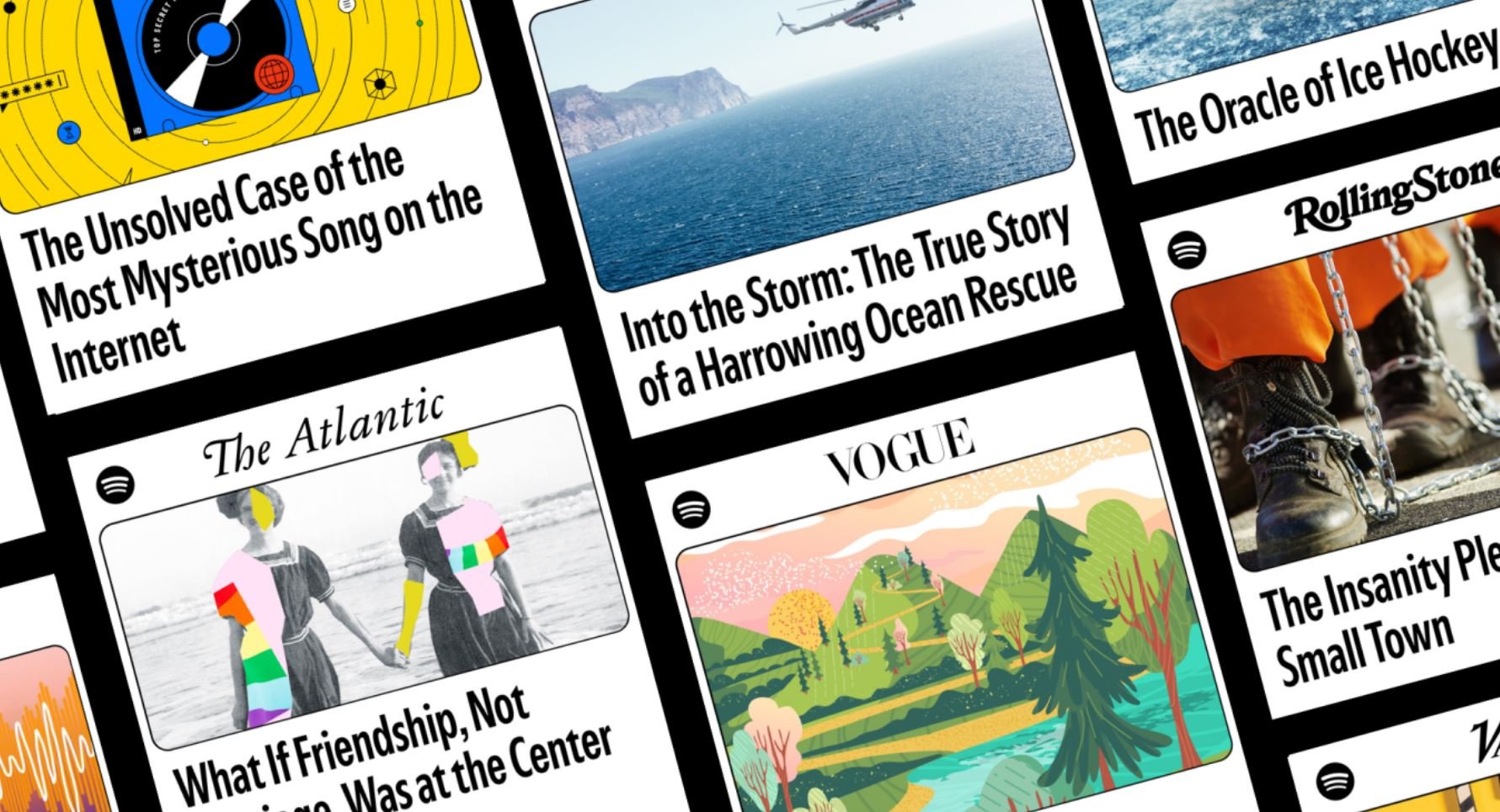 Vogue, Rolling Stone... Spotify continue sa mutation et mise désormais sur  les "magazines audio"