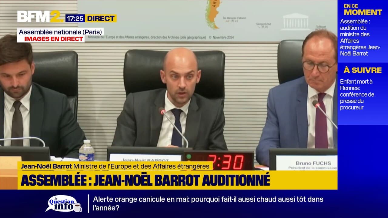 Jean-Noël Barrot évoque "un dialogue franc et exigeant" avec l'Algérie