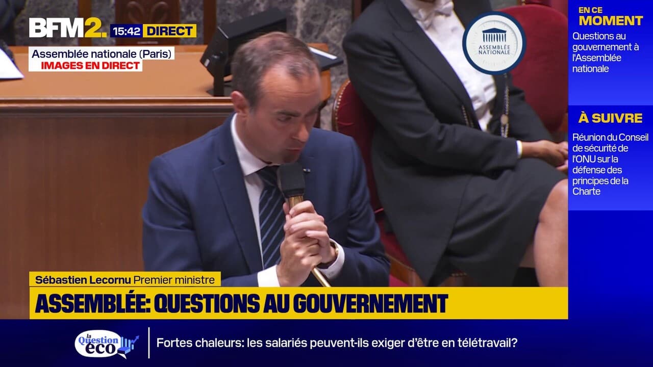 La dépendance aux hydrocarbures est une laisse étrangleuse terrible pour le peuple  français", dénonce Sébastien Lecornu