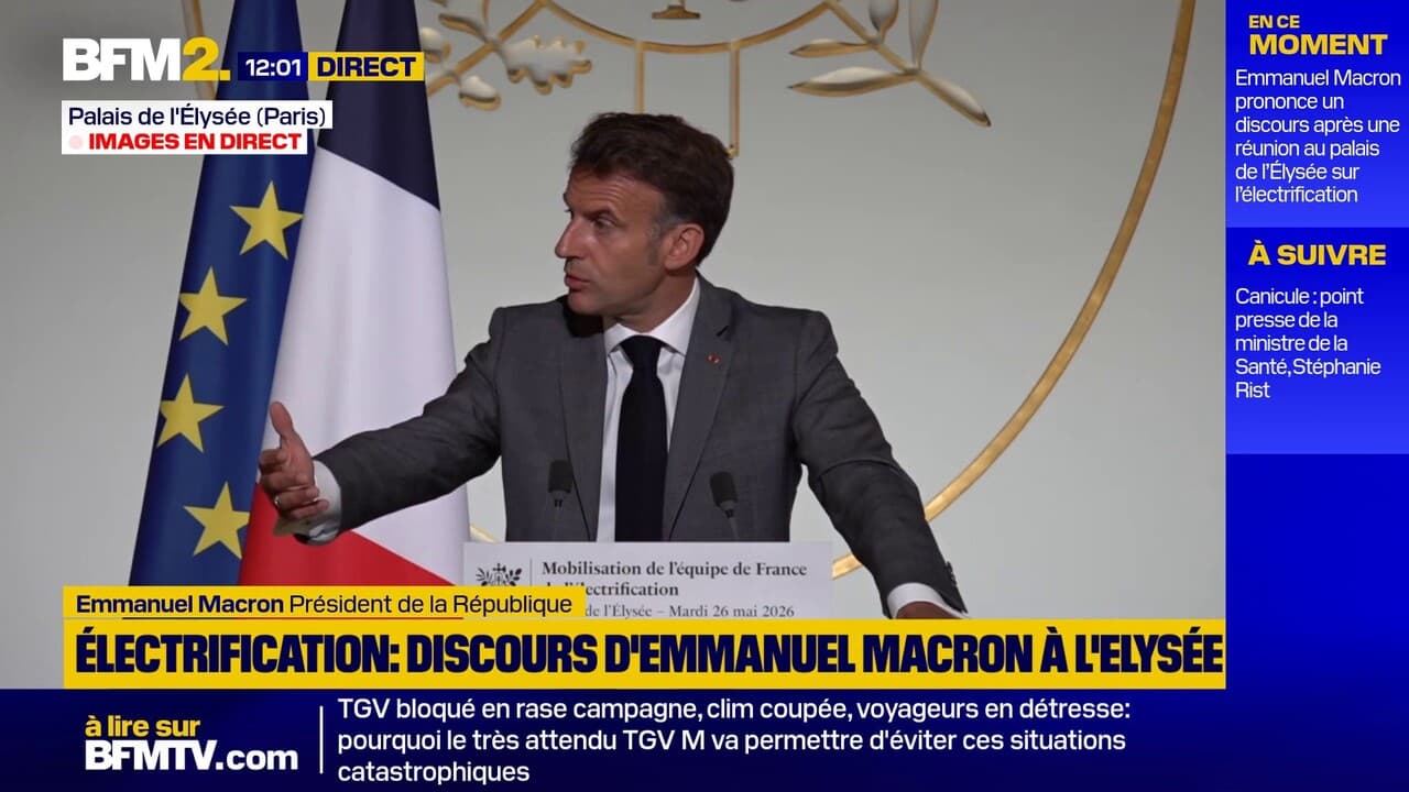 Depuis 7 ans, on réindustrialise le pays": Emmanuel Macron vante le bilan  de la France dans la production de batteries électriques