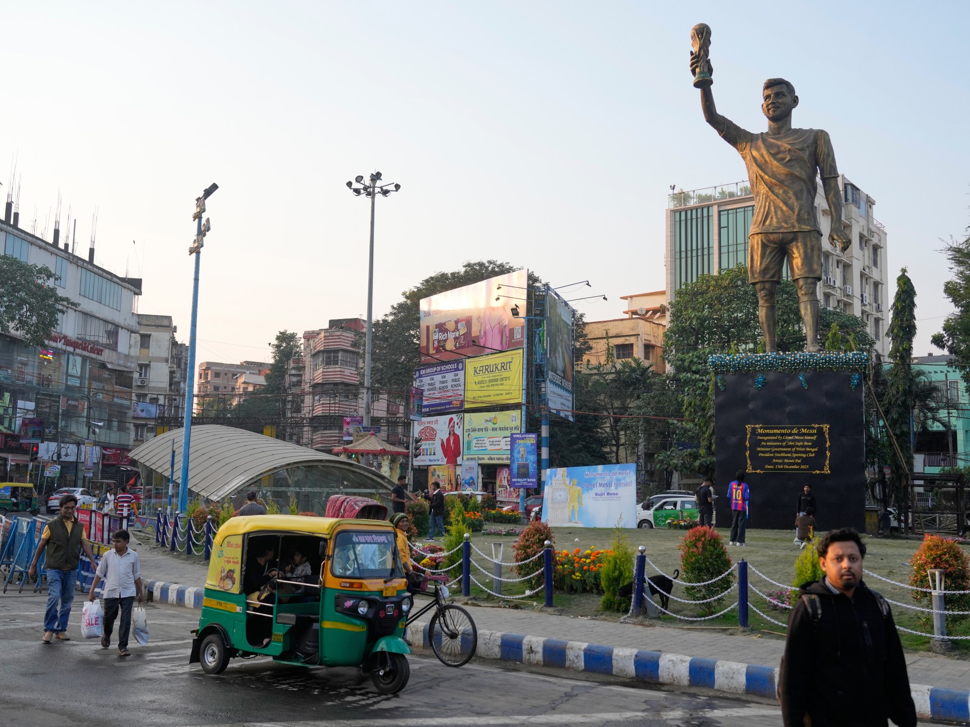 Messi's GOAT statue in India to be removed over safety concerns | Football  News | Al Jazeera