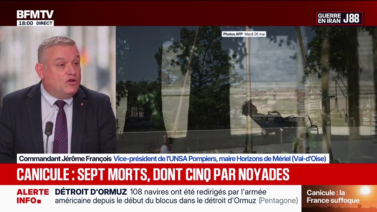 Canicule: "La base, c'est la rénovation thermique", explique Jérôme François,  maire (Horizons) de Mériel - Vidéo Dailymotion