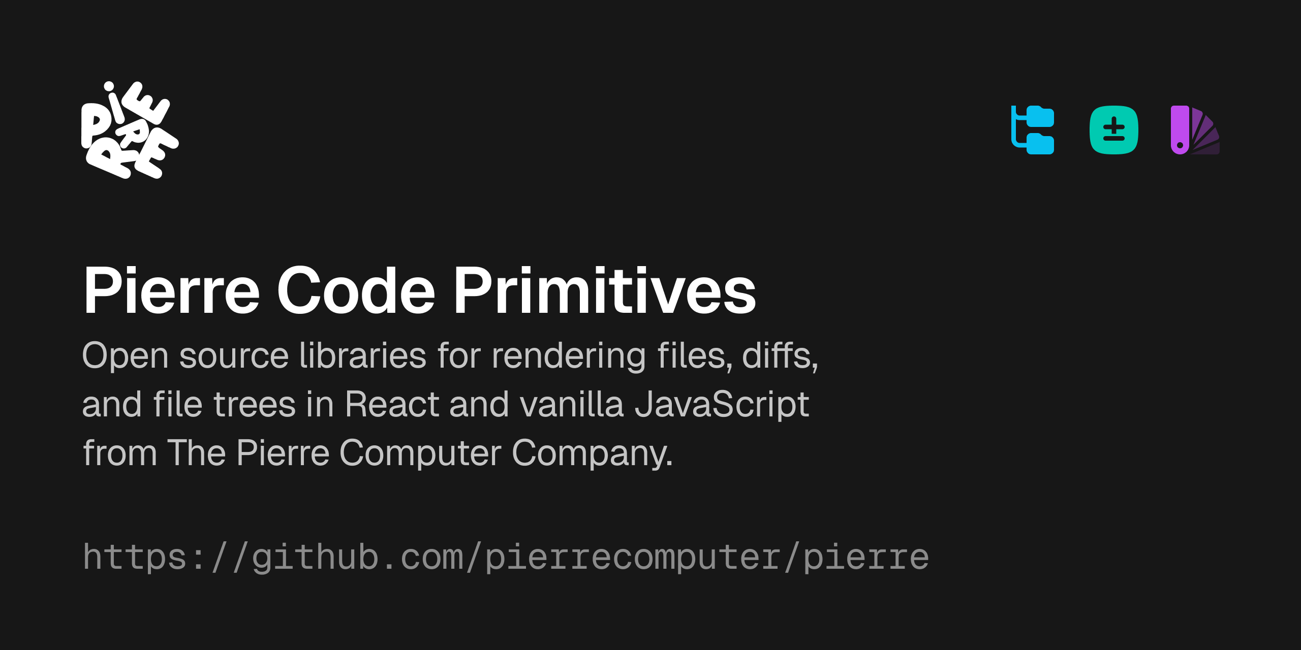 GitHub - pierrecomputer/pierre: pierre's open source code · GitHub
