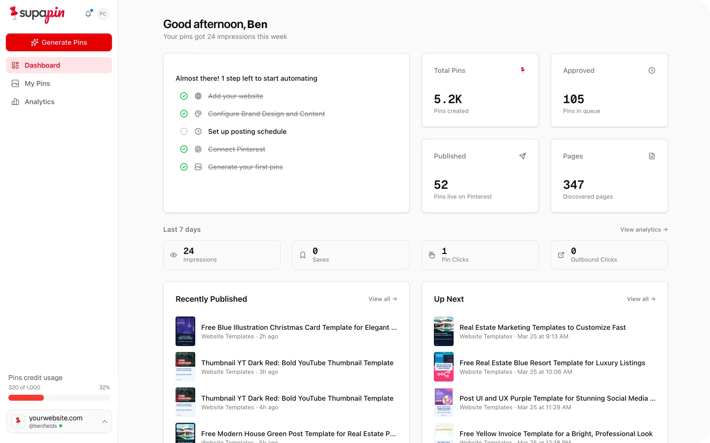 Pinterest Pin Generator | Supapin