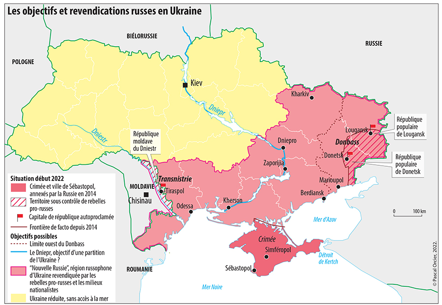 Guerre en Ukraine : quelques clés sur un conflit en cours (situation en  novembre 2022) — Géoconfluences