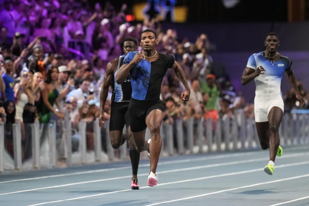 Enhanced Games' juiced athletes fizzle, break few records - Los Angeles  Times