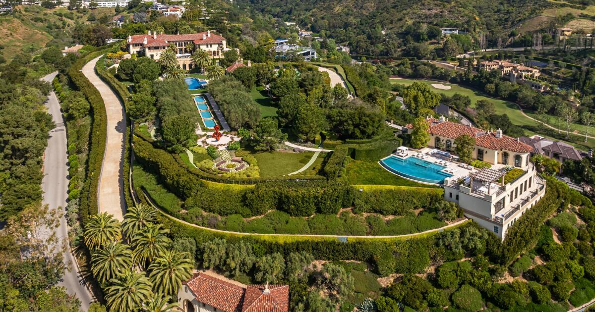 In Bel-Air, a $400-million mega-mansion aims for the national price record  - Los Angeles Times