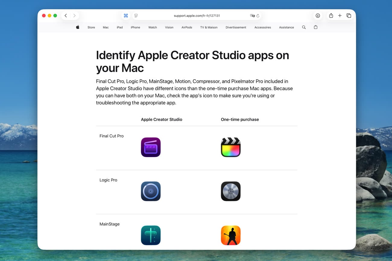 Le lancement de Creator Studio est si chaotique qu'Apple doit expliquer ses  icônes de ses apps - MacGeneration