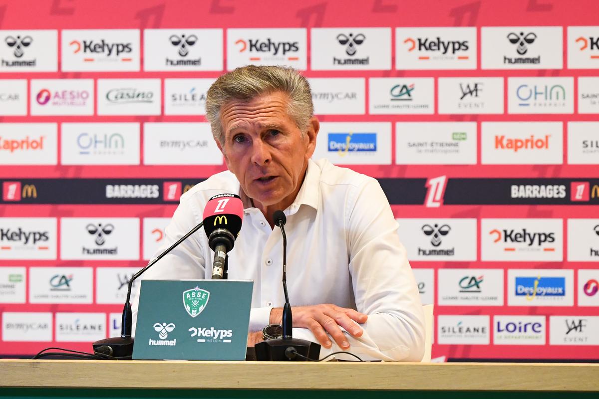 Saint-Étienne-Nice : «Il faut que nous soyons très solides dans nos têtes  pour aller chercher le maintien», martèle Claude Puel