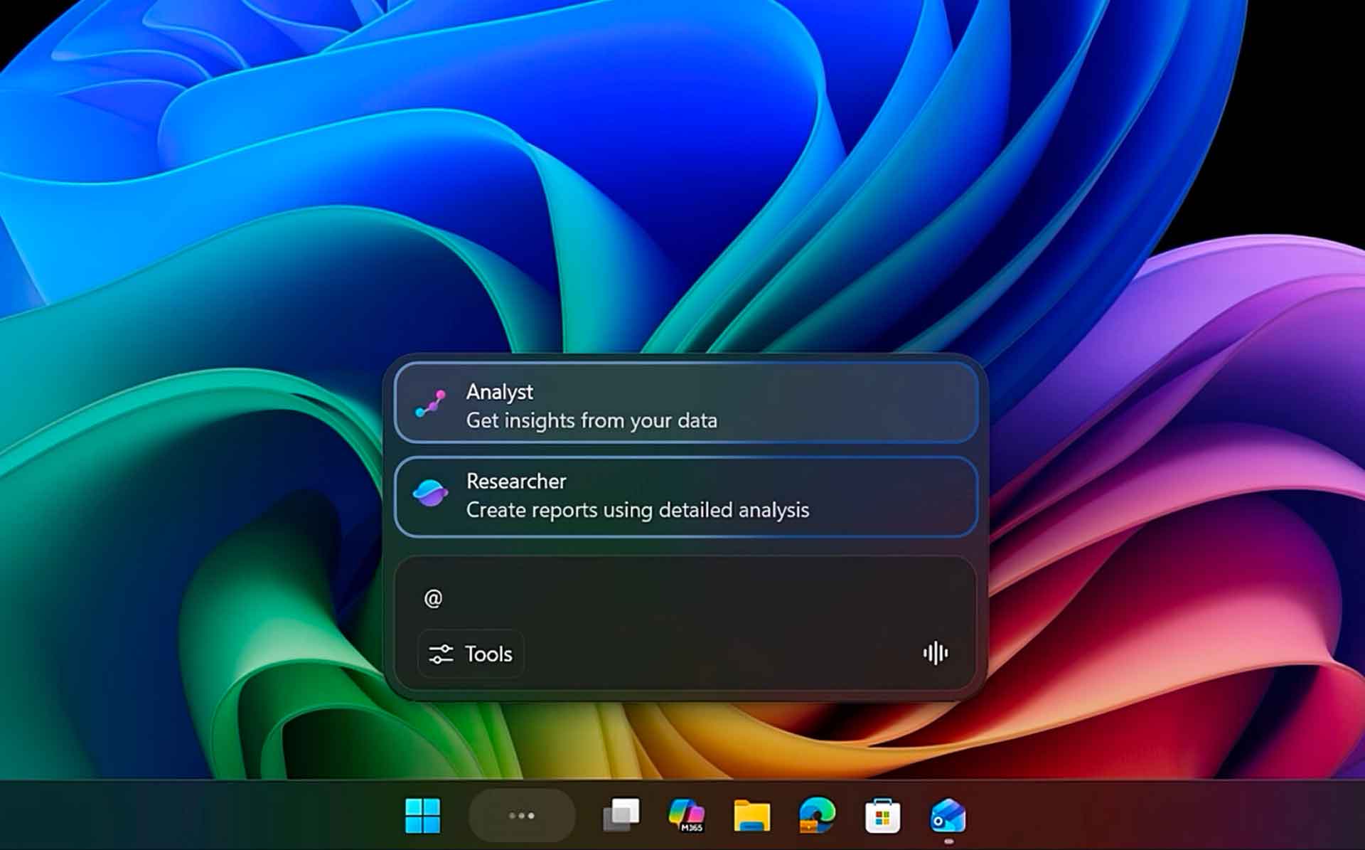 Windows 11 invite l'IA dans la barre des tâches - GinjFo