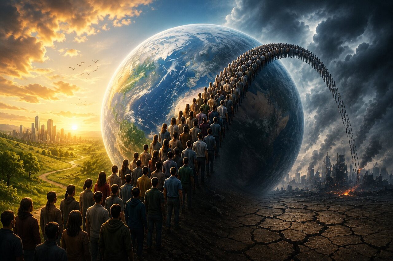 New mathematical model suggests global population crash by 2064