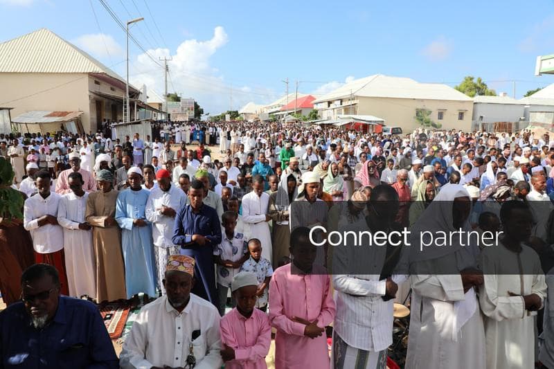 Licensable picture: Muslims perform Eid al-Adha prayer in Mogadishu |  Reuters Connect