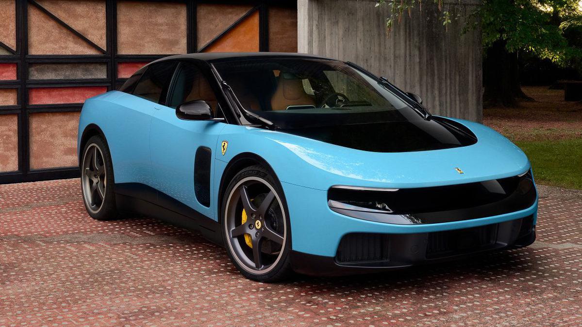 Luce: Ferrari shares slump after it unveils first fully electric car