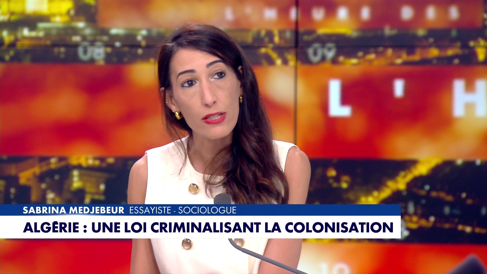 J'espère que le gouvernement français va prendre la mesure de cette loi  algérienne criminalisant la colonisation», indique Sabrina Medjebeur