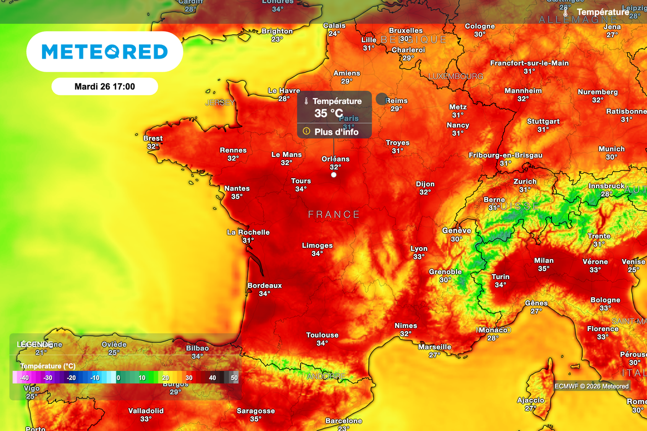 Une situation météo complètement folle ! Météo-France place 8 départements  en vigilance orange canicule ! Voici la liste