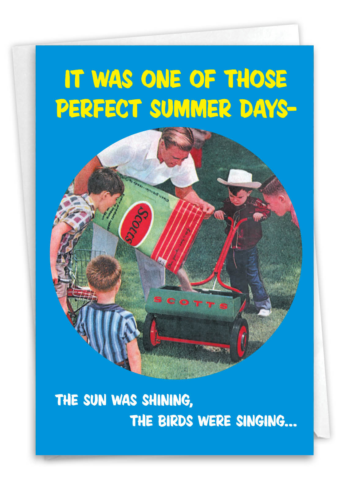 Lawn Mower Broken: Funny Father's Day Greeting Card