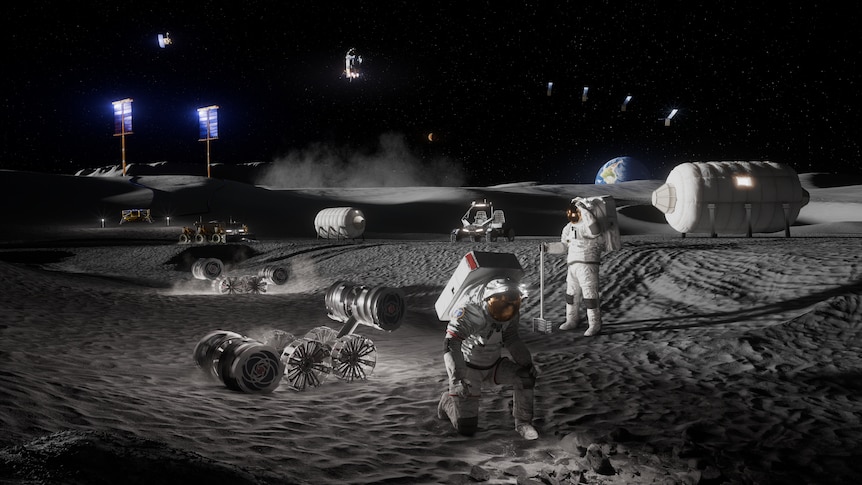 NASA has revealed its plan to live on the Moon. Here's how it would work -  ABC News