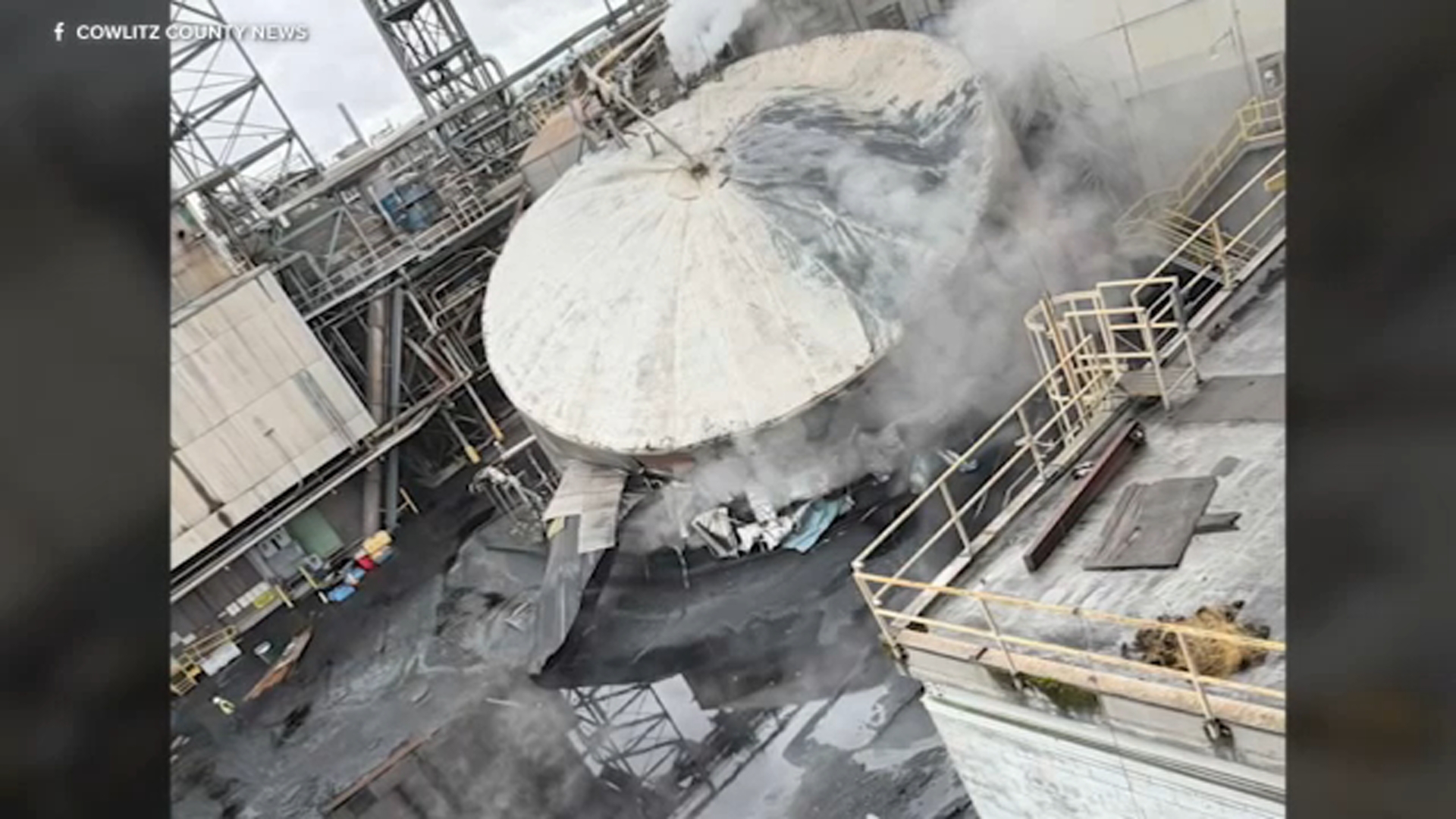 Nippon Dynawave Packaging Company chemical tank implosion: At least 1 dead,  9 others missing in Longview, Washington - 6abc Philadelphia