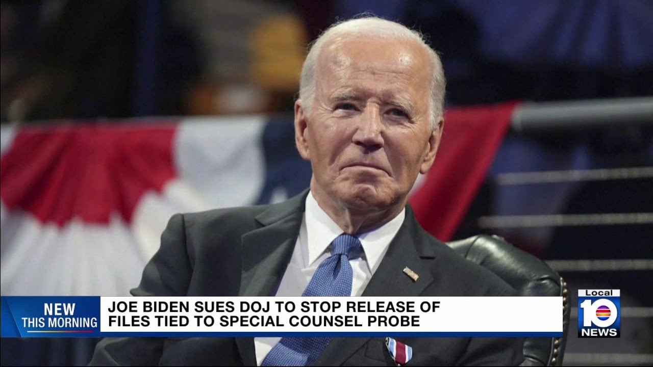 Biden sues Justice Department in effort to block release of audio recordings  - YouTube