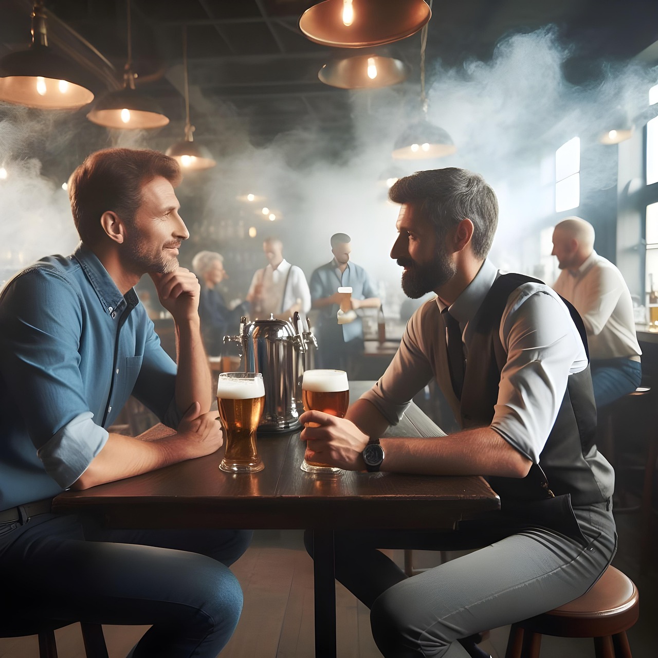 Download Ai Generated, Men, Bar. Royalty-Free Stock Illustration Image -  Pixabay