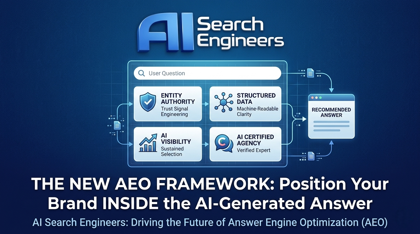 AI Search Engineers Emerges as Leading AI Certified Agency Driving the  Future of Answer Engine Optimization (AEO) | Newswire