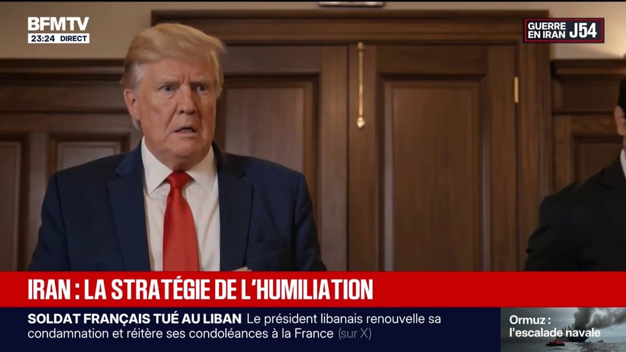 Iran: les nouvelles images de la propagande anti-Trump qui tourne en  dérision les négociations