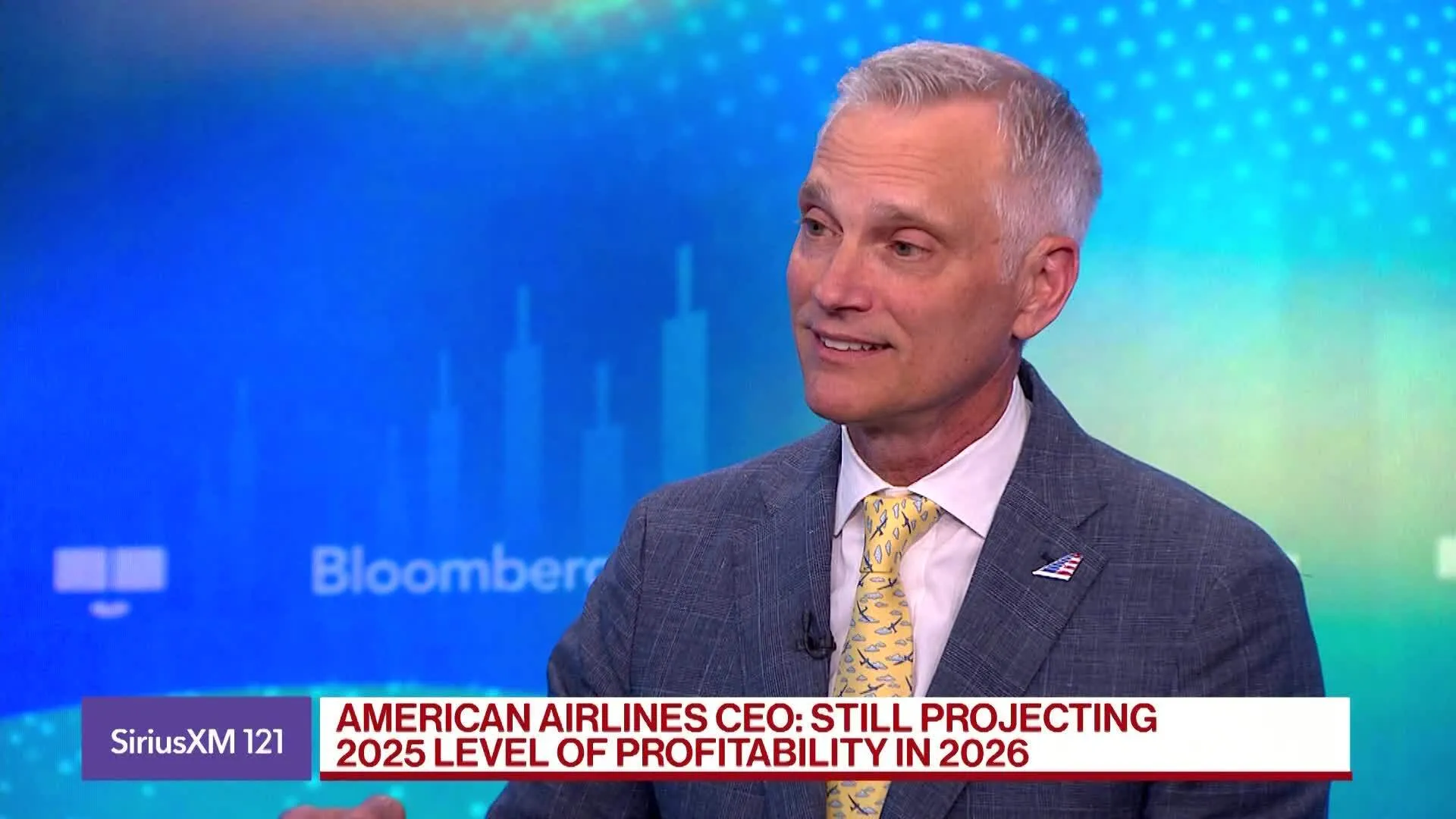 Watch American Airlines CEO Sees 2025 Level Profits for 2026 - Bloomberg