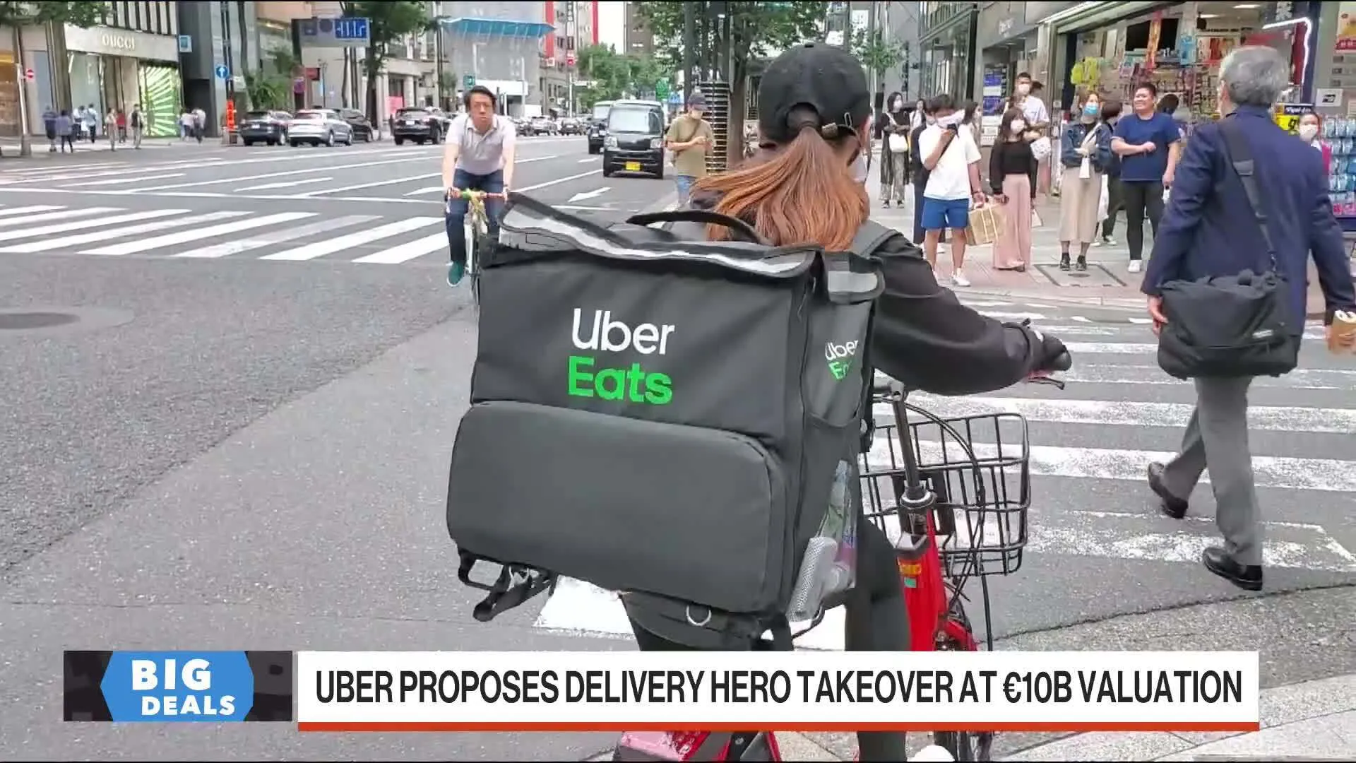 Watch Uber Proposes Delivery Hero Takeover at $11.6B Valuation - Bloomberg