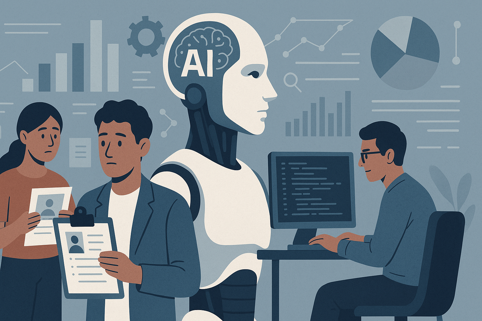 Emplois de niveau d'entrée et développeurs de logiciels 🤖 Intelligence  artificielle et effets sur le marché du travail 🌐