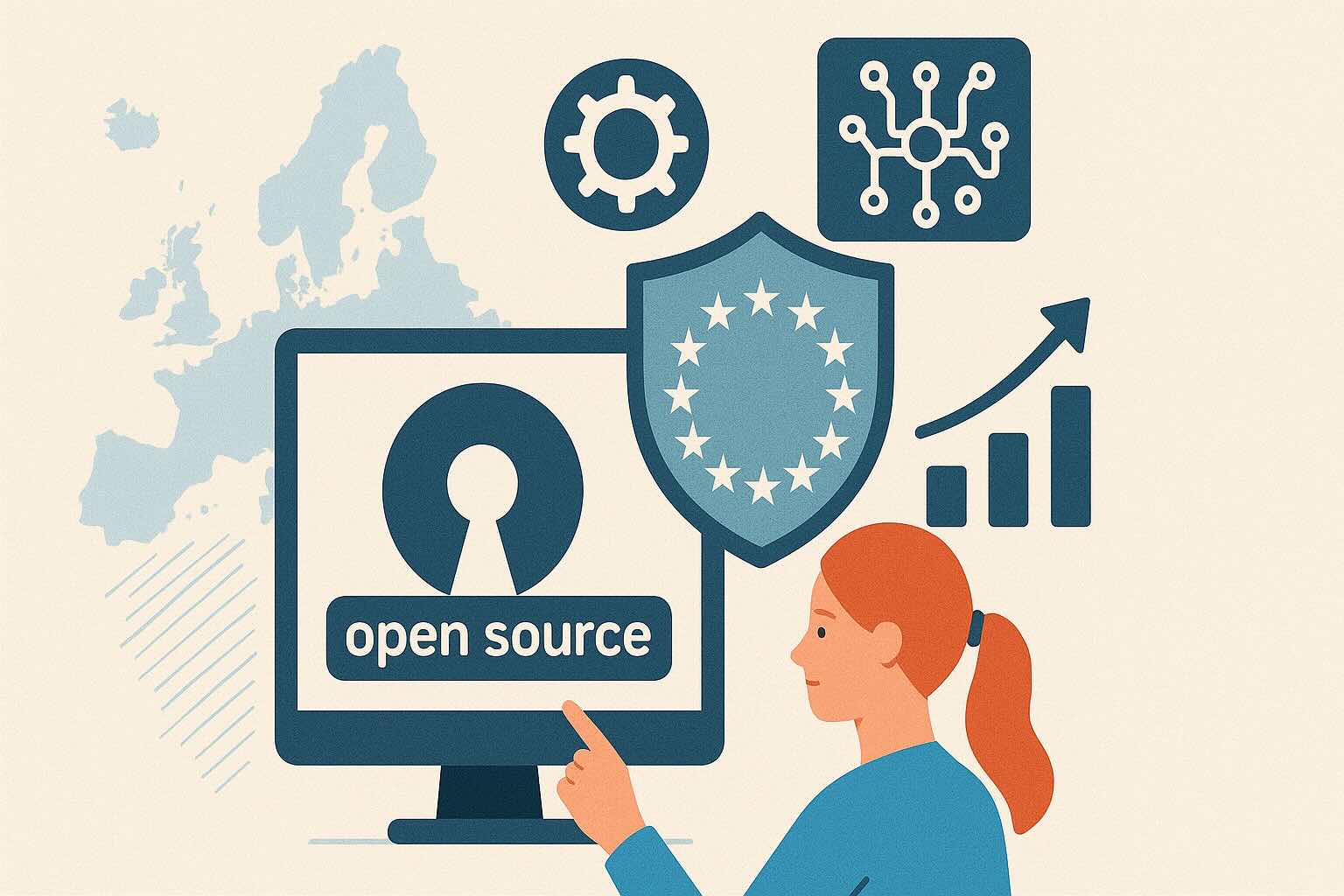 L'open source, clé d'une IA souveraine, agile et éthique en Europe.