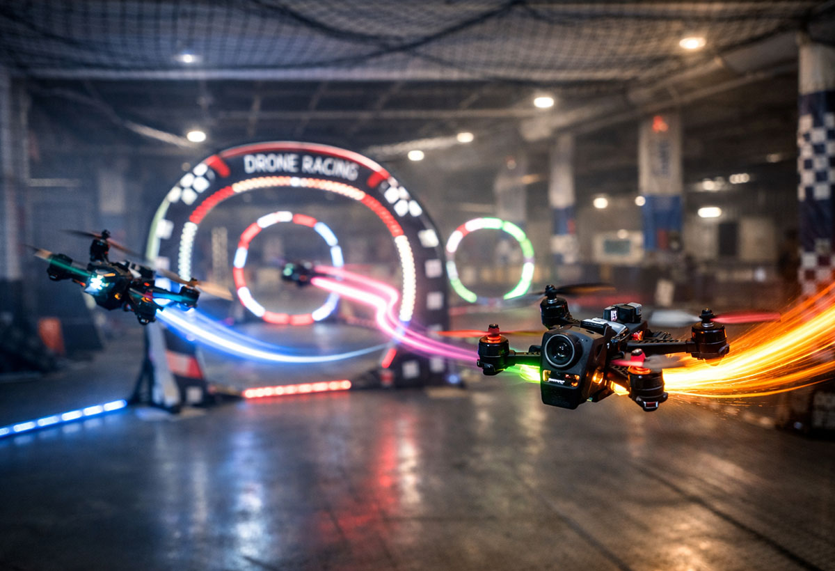 Anduril lance le AI-Grand Prix, une course de drones autonomes - Helicomicro