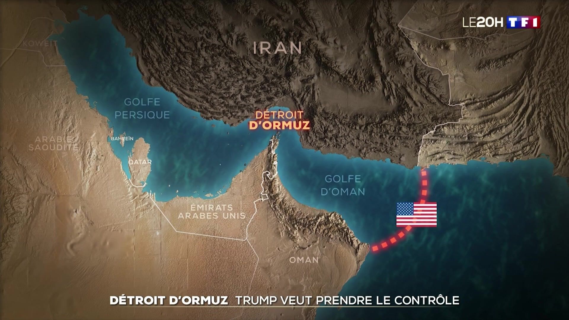Détroit d'Ormuz : Trump veut prendre le contrôle | TF1 Info