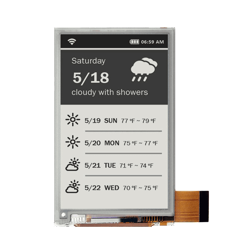 ED035OC1 - L'écran de papier électronique d'E Ink | Unisystem - Display  Supplier & Manufacturer