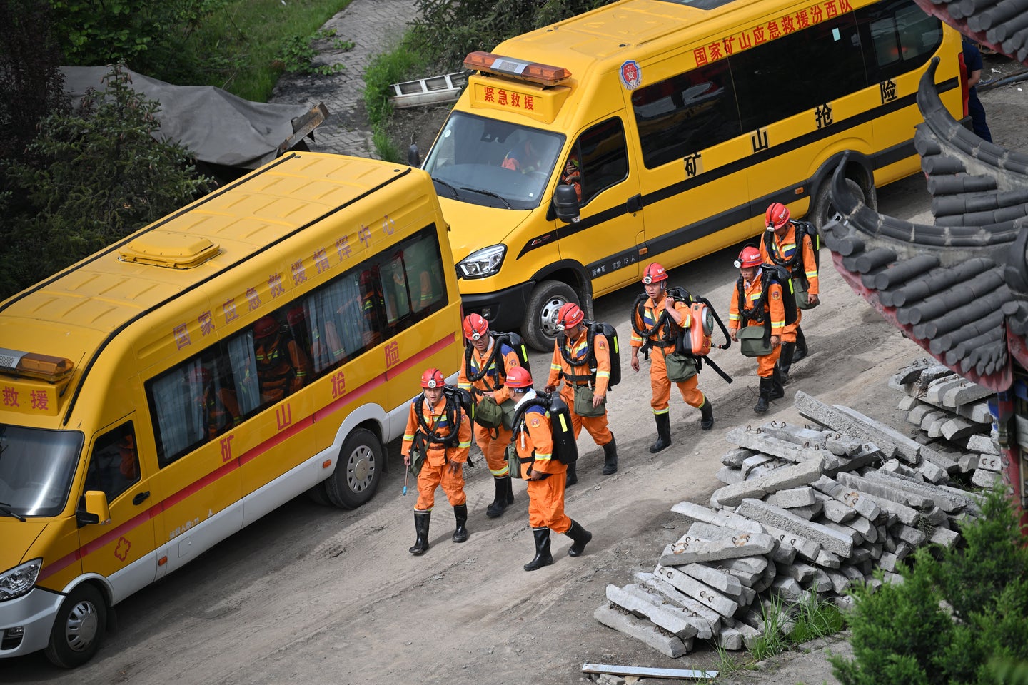 Chine: Au moins 90 morts dans un coup de grisou dans une mine de charbon,  Pékin promet de punir les responsables | Le Devoir