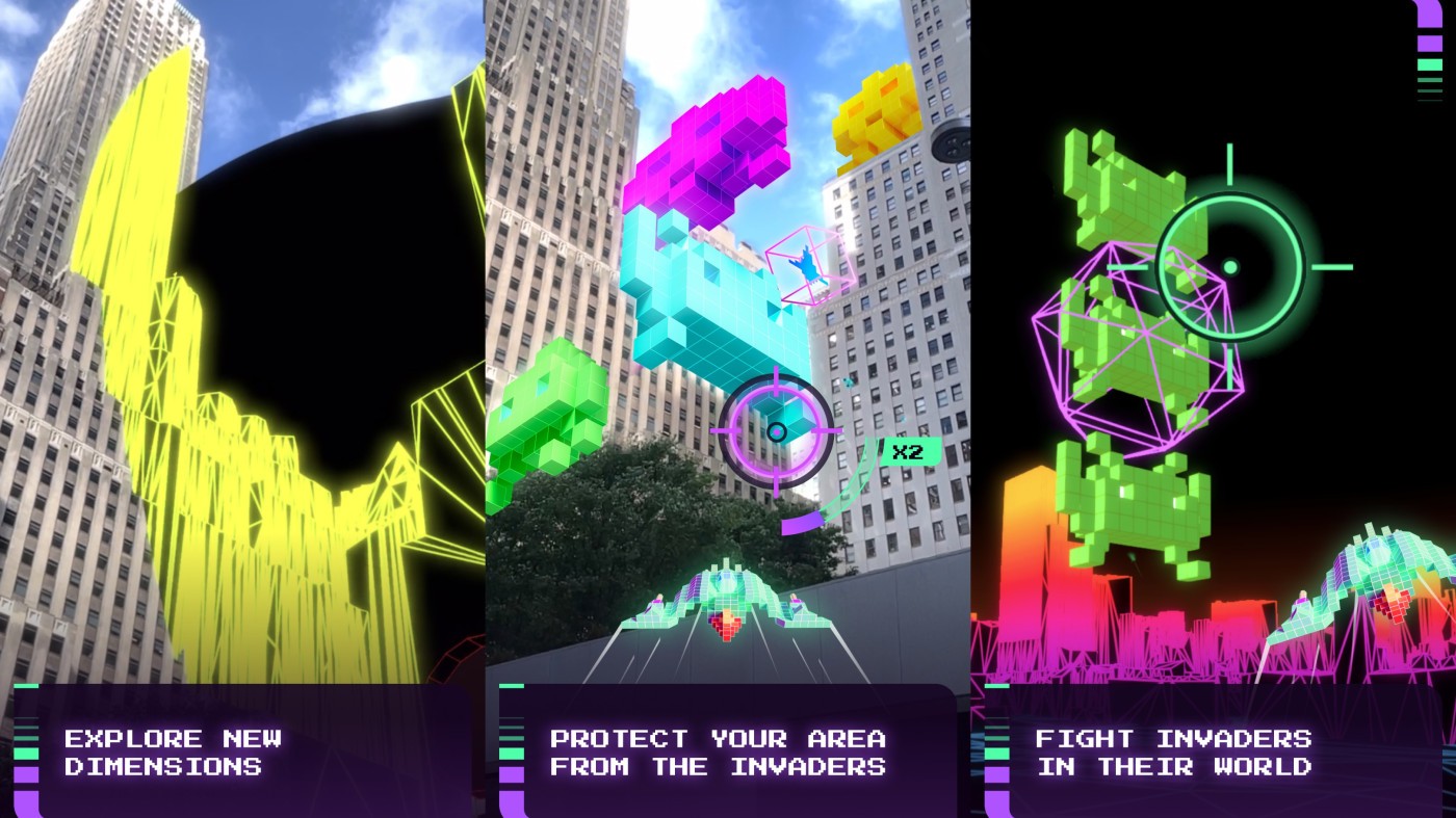 Space Invaders World Defense : un futur jeu de réalité augmentée basé sur  ARCore - iPhoneSoft