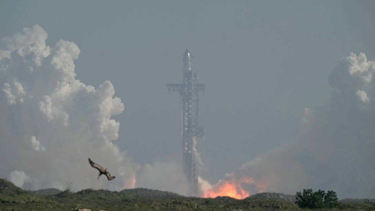 SpaceX lance la dernière version de sa gigantesque fusée Starship