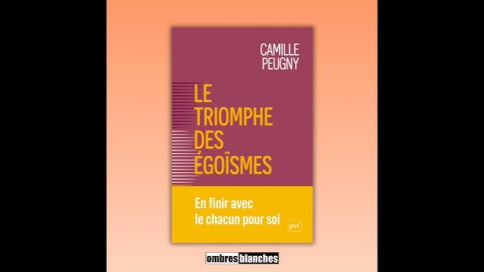Camille Peugny → Le Triomphe des égoïsmes. Une nouvelle contrainte sociale  - YouTube
