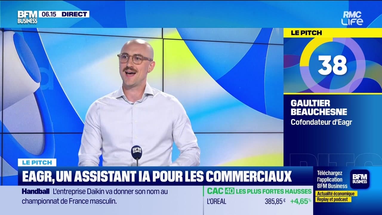 Le Pitch : Eagr, un assistant IA pour les commerciaux - 28/05
