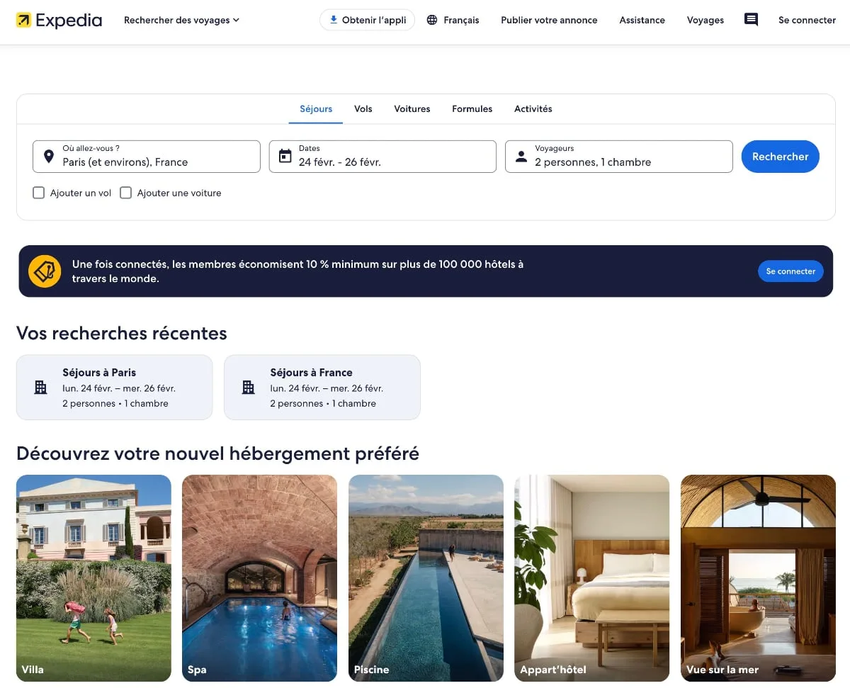 Code promo Expedia réduction 2025 - Atouts-vacances.fr