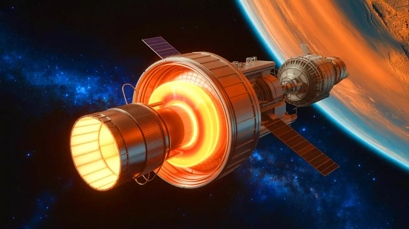 Le moteur du futur affole la NASA : l'uranium liquide en rotation pourrait  diviser par deux le voyage vers la planète rouge