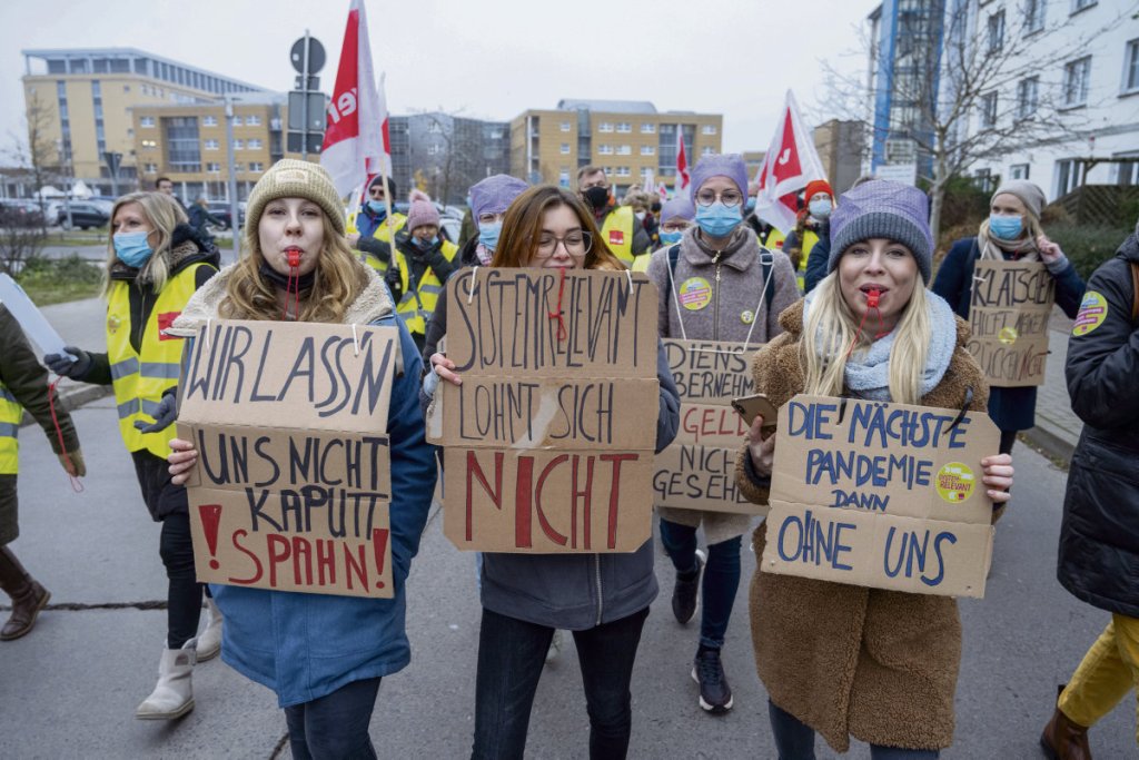 Santé : les soignants allemands en grève pour l'hôpital - L'Humanité