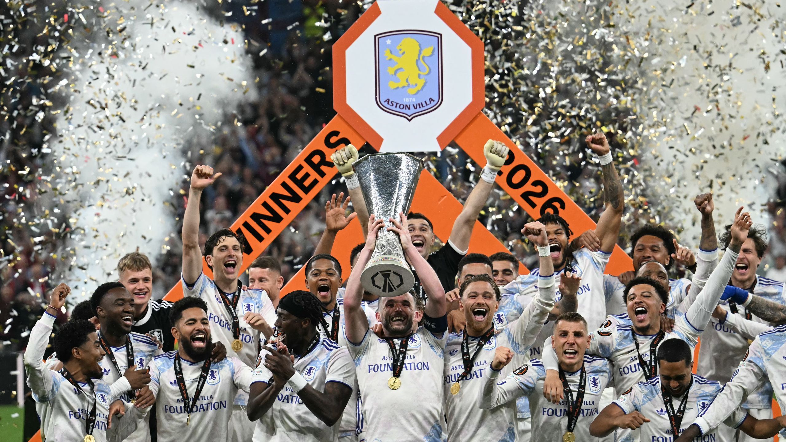 Aston Villa dévore Fribourg en finale de la Ligue Europa et s'offre une  Coupe d'Europe 44 ans après son dernier sacre - Eurosport