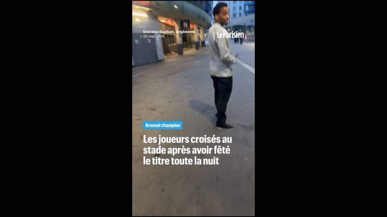 Des joueurs d'Arsenal ont fêté leur titre jusqu'au bout de la nuit - Vidéo  Dailymotion