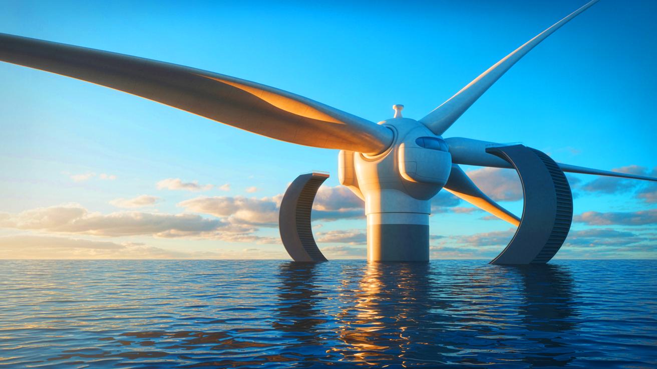 Cette éolienne flotte et alimente une ville entière » : le monstre marin  qui change la donne de l'énergie renouvelable en mer