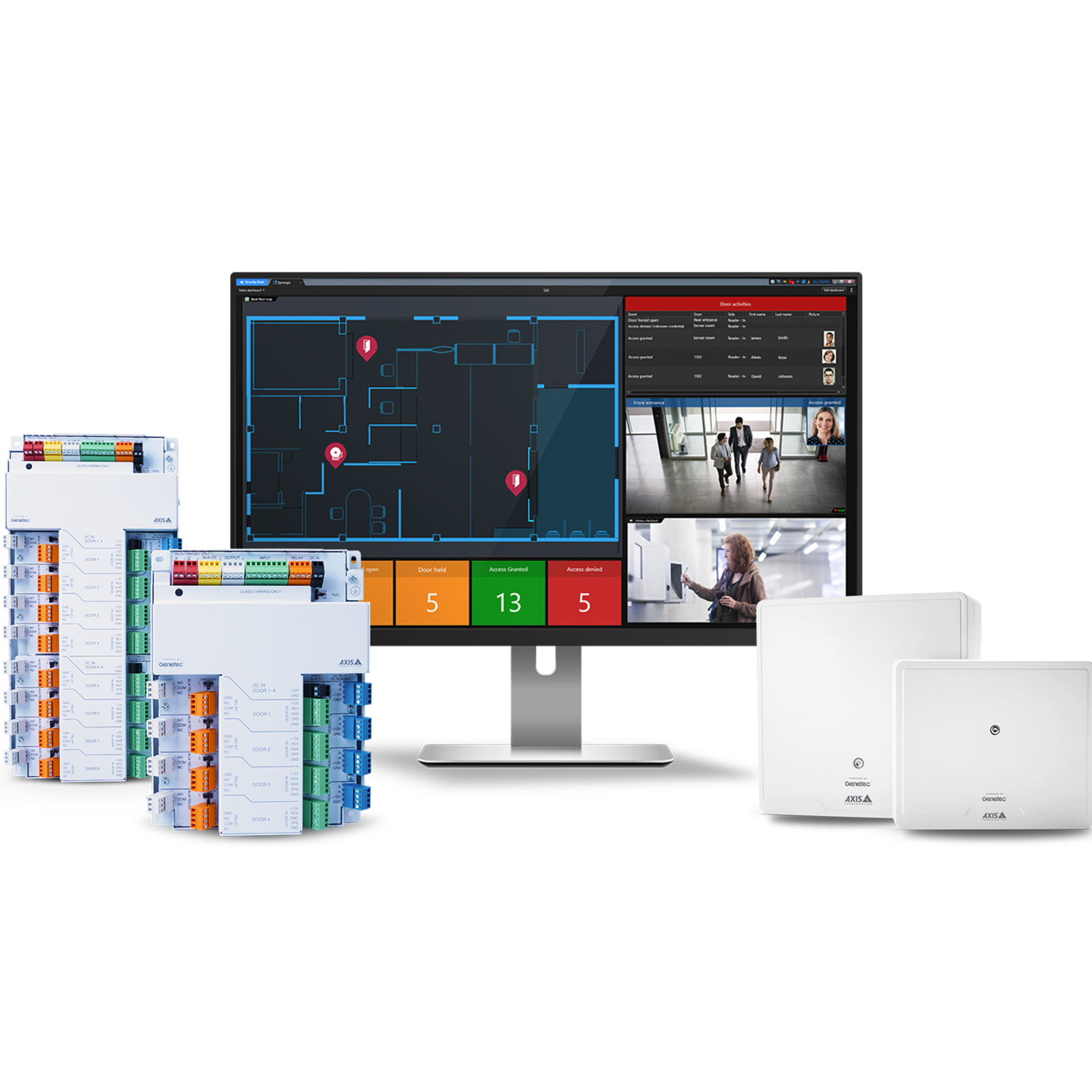 Axis Powered by Genetec Access Control Solution | Axis Communications