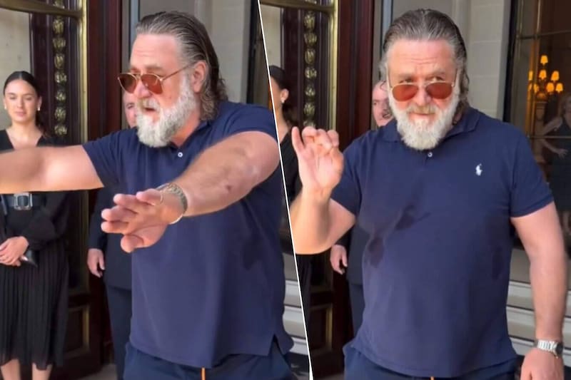 Accusé d'avoir été agressif avec ses fans à Paris, Russell Crowe réplique:  “C'est quoi votre problème?” | 7sur7.be