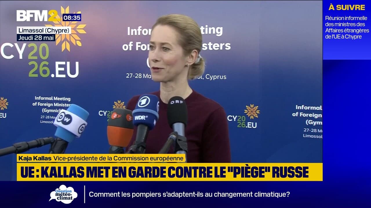 Kaja Kallas met en garde contre le "piège" russe dans le choix d'un  médiateur européen pour la guerre en Ukraine