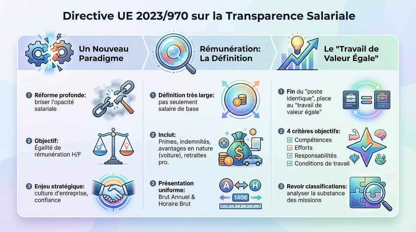 Transparence rémunération : directive européenne décryptée - RH Magazine