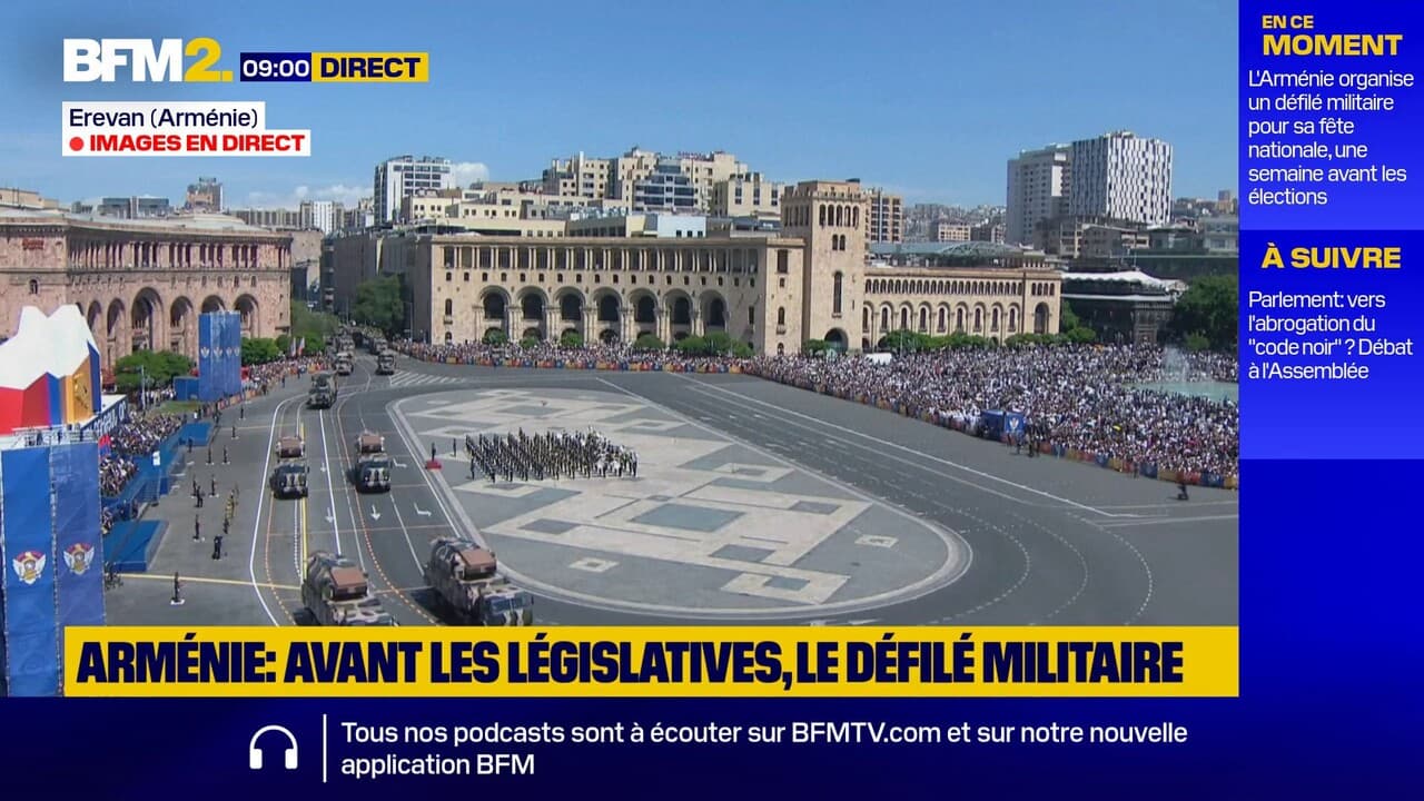 L'Arménie organise un défilé militaire pour sa fête nationale, une semaine  avant les élections